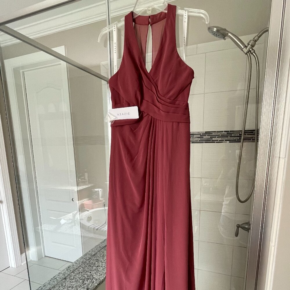 Azazie Desert Rose Danica gown